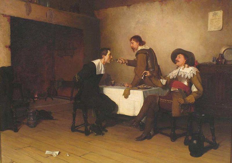 Edmund Blair Leighton Prisoner oil painting image